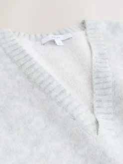 New Next Knitted Tank Grey Swan Scene