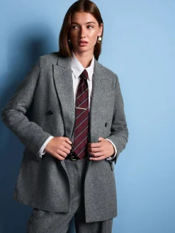 Next Tabitha Simmons X Wool Blend Double Breasted Blazer^Women Suits & Tailoring