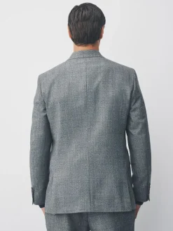 Next Tailored Fit Merino Wool Blend Suit Jacket^ Grey Suits