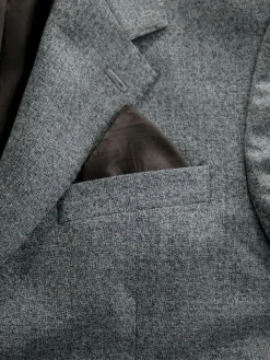 Next Tailored Fit Merino Wool Blend Suit Jacket^ Grey Suits