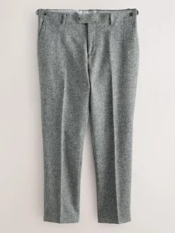 Next Tailored Fit Signature Abraham Moon 100% British Wool Donegal Suit Trousers^ Pants & Chinos