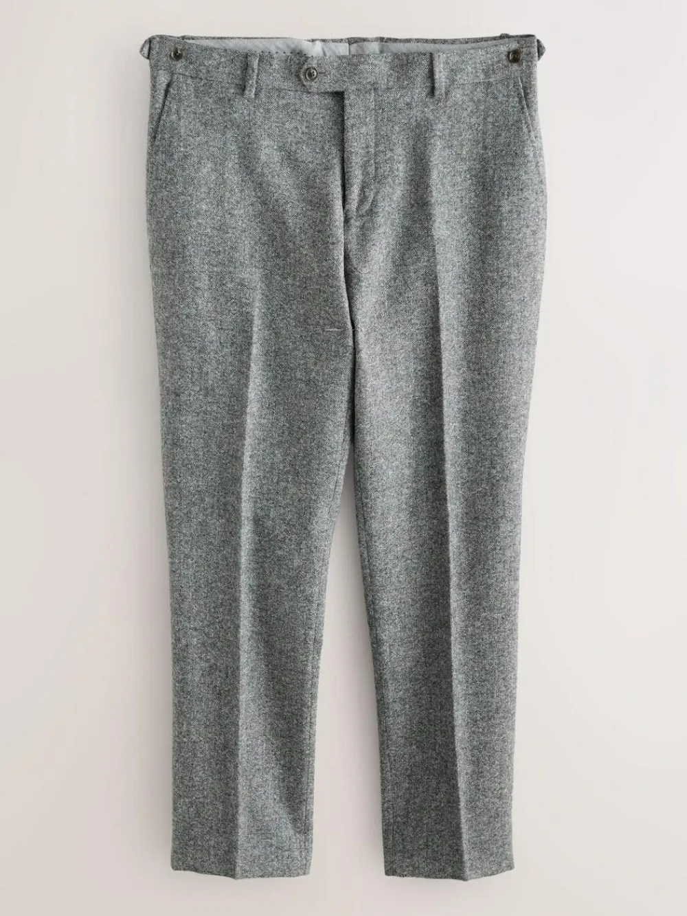 Next Tailored Fit Signature Abraham Moon 100% British Wool Donegal Suit Trousers^ Pants & Chinos