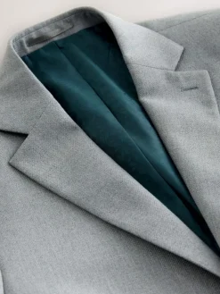 Next Tailored Fit Textured Suit Jacket^ Grey Suits