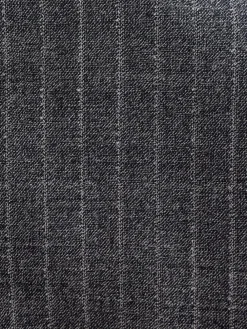 Online Next Grey Tailored Fit Wool Blend Stripe Suit Jacket