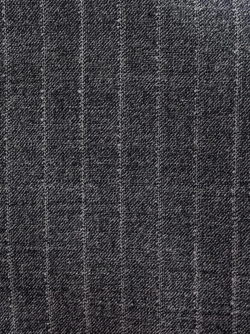 Online Next Grey Tailored Fit Wool Blend Stripe Suit Jacket