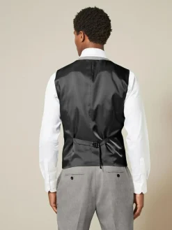 Sale Next Grey Textured Suit Waistcoat