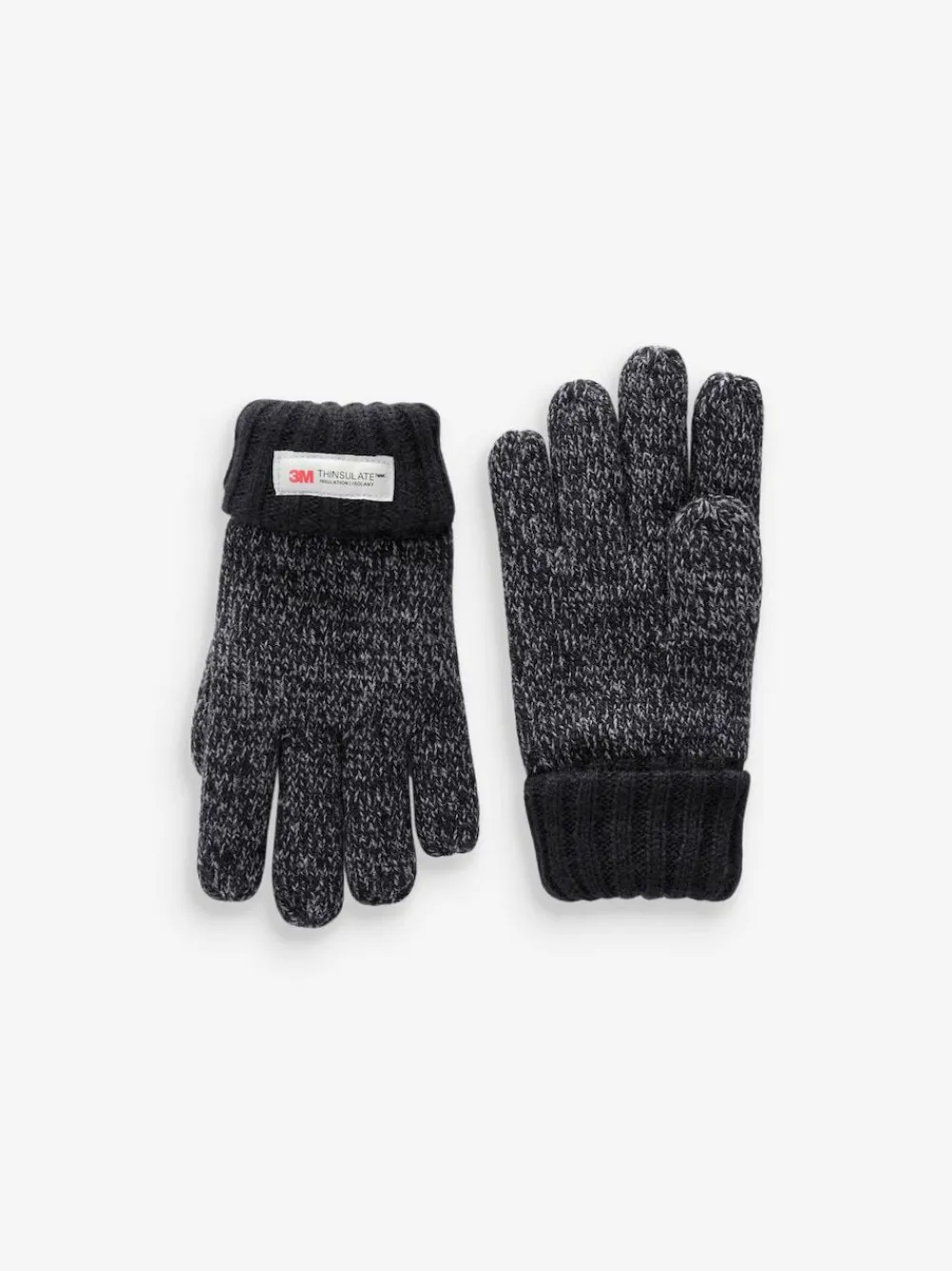 Online Next Grey Thinsulate™ Knitted Gloves (3-16yrs)