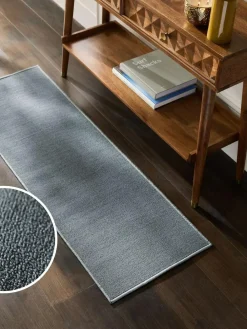 Online Next Grey Washable Runner