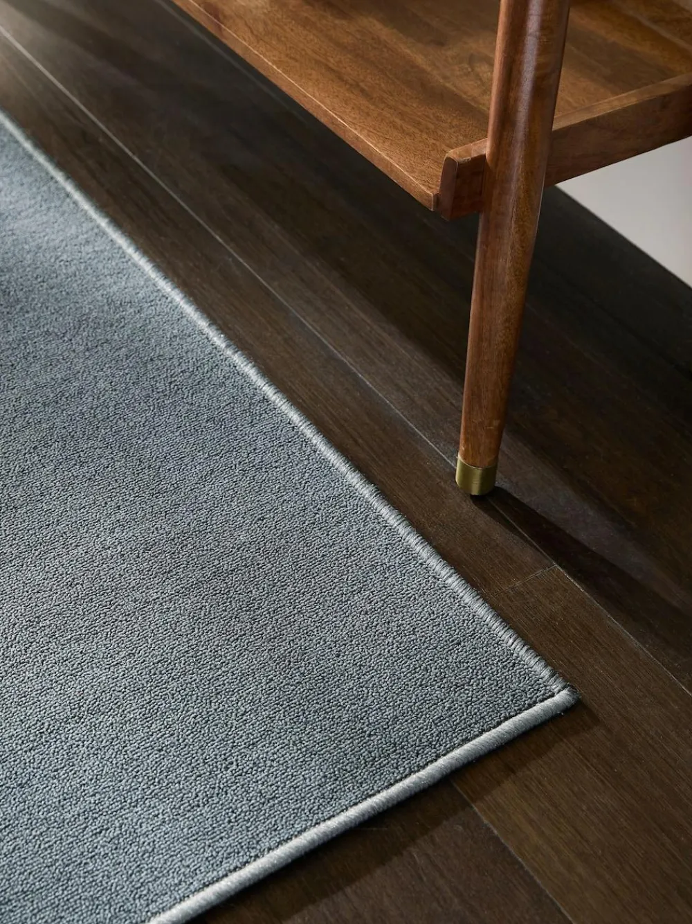 Online Next Grey Washable Runner