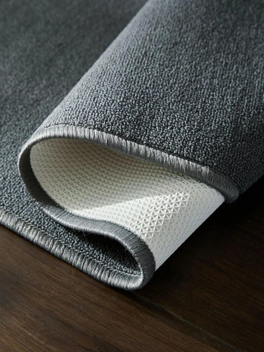 Online Next Grey Washable Runner