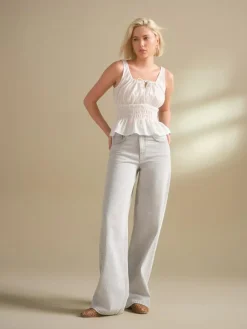 Discount Next Grey Wide Leg Jeans