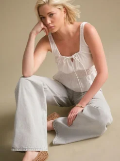 Discount Next Grey Wide Leg Jeans