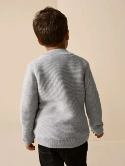 Outlet Next Grey Zip Through Cardigan (3mths-7yrs)