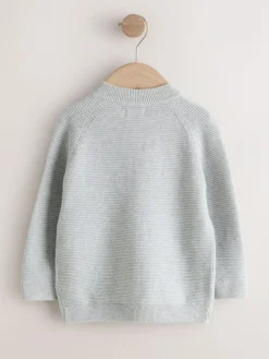 Outlet Next Grey Zip Through Cardigan (3mths-7yrs)