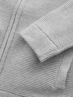 Outlet Next Grey Zip Through Cardigan (3mths-7yrs)