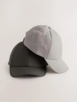 Next Baseball 100% Cotton Caps 2 Pack (1-16yrs)^BOY Hats & Scratch Mitts|Hats