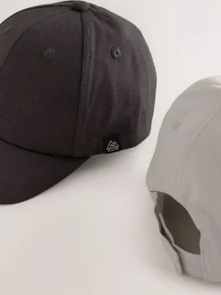 Next Baseball 100% Cotton Caps 2 Pack (1-16yrs)^BOY Hats & Scratch Mitts|Hats