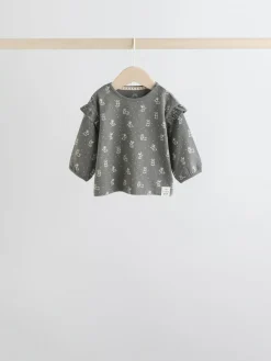 Discount Next Grey/Cream Character Long Sleeve Top And Leggings Set 6 Piece (0mths-3yrs)