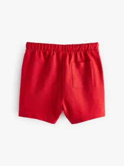 Sale Next Jersey Shorts 5 Pack (3mths-7yrs) Grey/Navy Blue/Red