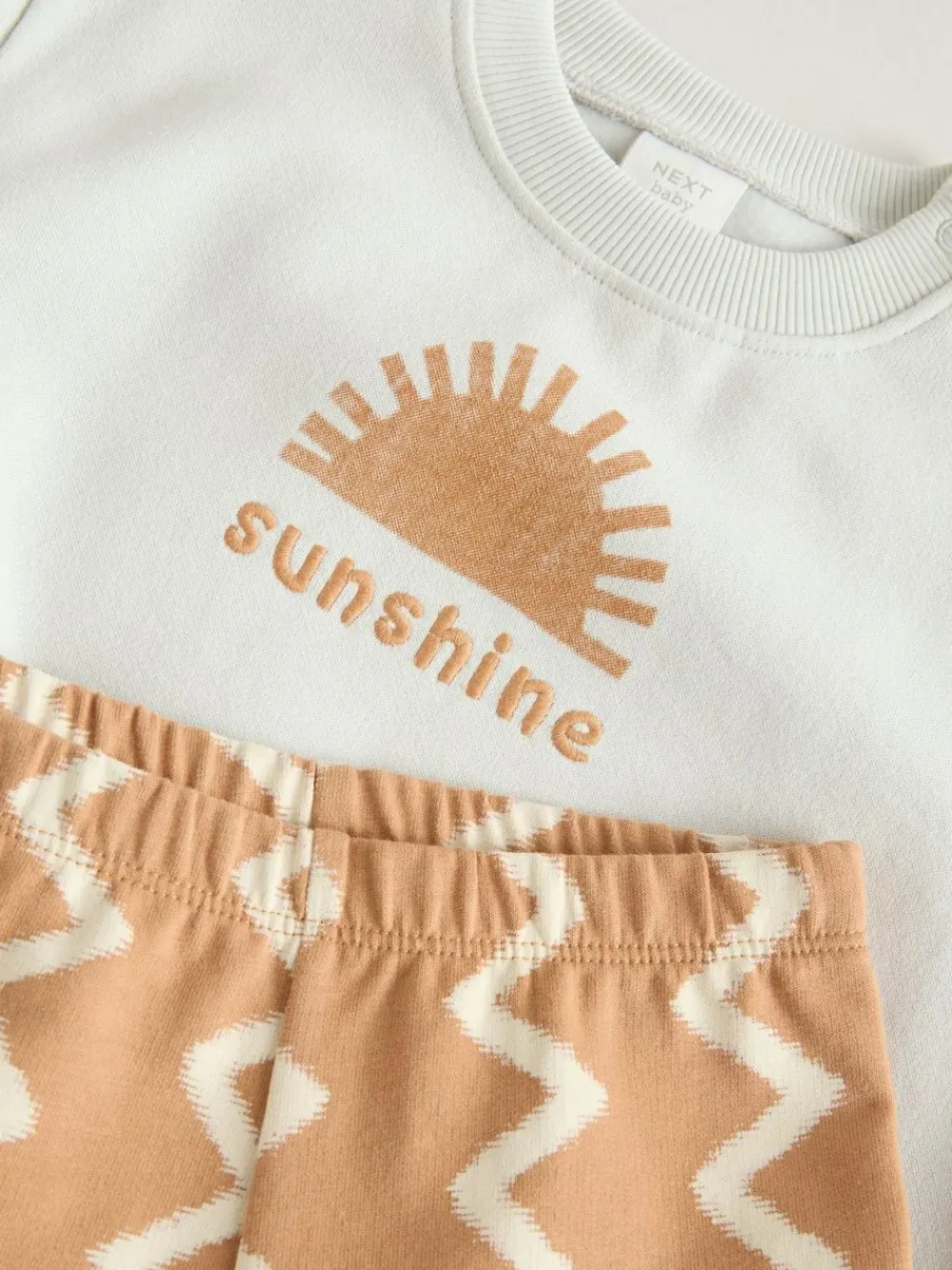Next Grey/Rust Sun Sweat Top and Joggers Baby Set (0mths-2yrs)^BOY Sweatshirts & Hoodies|Sweatshirts & Hoodies