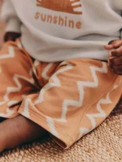 Next Grey/Rust Sun Sweat Top and Joggers Baby Set (0mths-2yrs)^BOY Sweatshirts & Hoodies|Sweatshirts & Hoodies