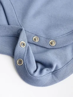 Next Grey/White Long Sleeve Bodysuits 5 Pack^BOY Bodysuits & Vests|Vests