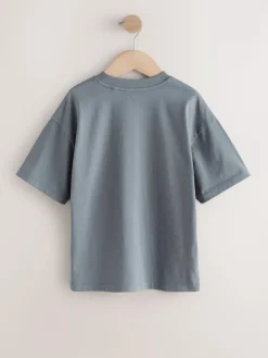 Next Short Sleeve Logo Chest Graphic T-Shirts 4 Pack (3-16yrs)^BOY T-Shirts|Tops