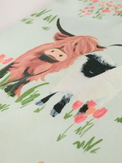 Next Hamish Highland Cow Cotton Shopper Bag^Women Bags