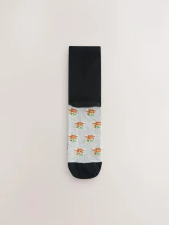 Next Hamish Highland Cow Footbed Ankle Socks 5 Pack^Women Socks & Tights