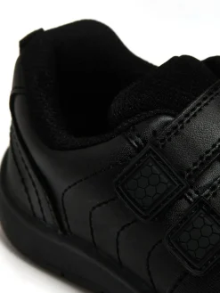 Harry Bear Black Football School Shoes