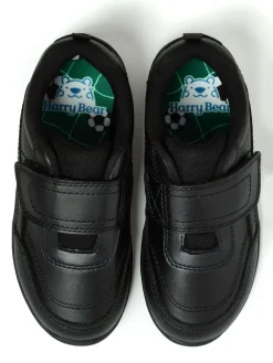 Harry Bear Black Football School Shoes