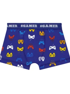 Harry Bear Blue Boys Gaming Trunks 3 Pack^BOY Underwear