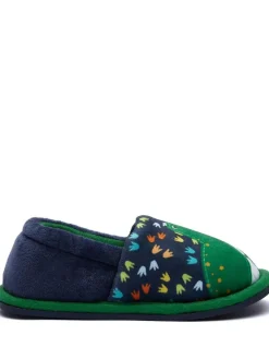 Sale Harry Bear Blue Dinosaur Printed Slippers