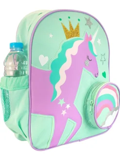 Best Harry Bear Green Unicorn Animal Print Backpack