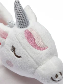 Clearance Harry Bear Purple Unicorn Printed Slippers