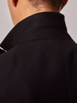 Hawes & Curtis Slim Dinner Double Breasted Black Suit Jacket