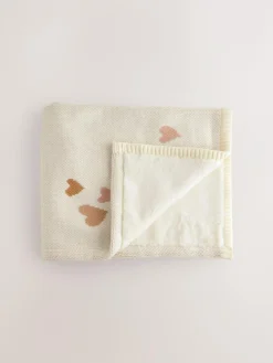 Next Knitted Baby Blanket^ Cushions & Throws|Nursery Bedding