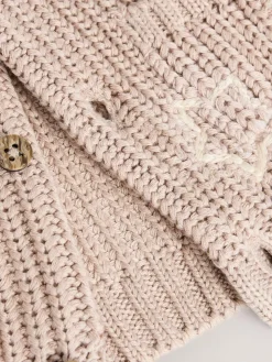 Next Chunky Knitted Embroidered Baby Cardigan^BOY Unisex|Baby Winter Clothing