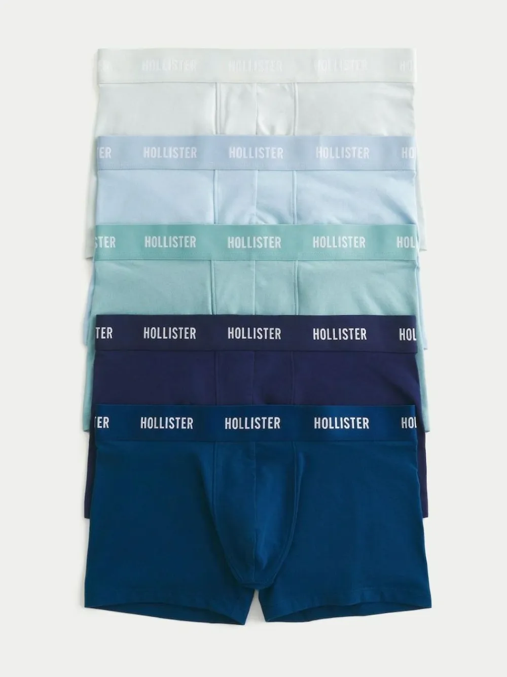Hollister Boxers 5 Pack Blue