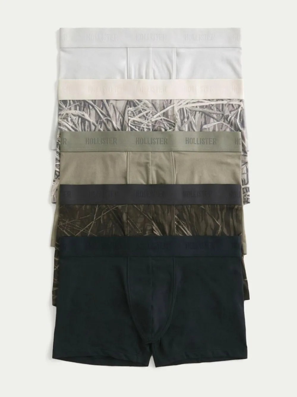 Outlet Hollister Boxers 5 Pack Green