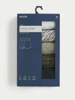 Outlet Hollister Boxers 5 Pack Green