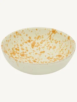 Sale Hot Pottery 12 Piece Splatter Signature Dinner Set Burnt Orange