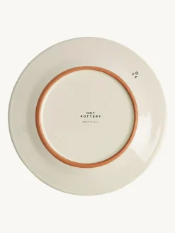 Outlet Hot Pottery 12 Piece Splatter Signature Dinner Set Pistachio