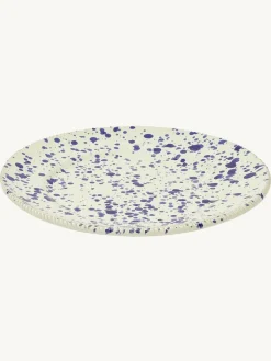 Discount Hot Pottery Set of 4 Splatter Side Plates Blueberry