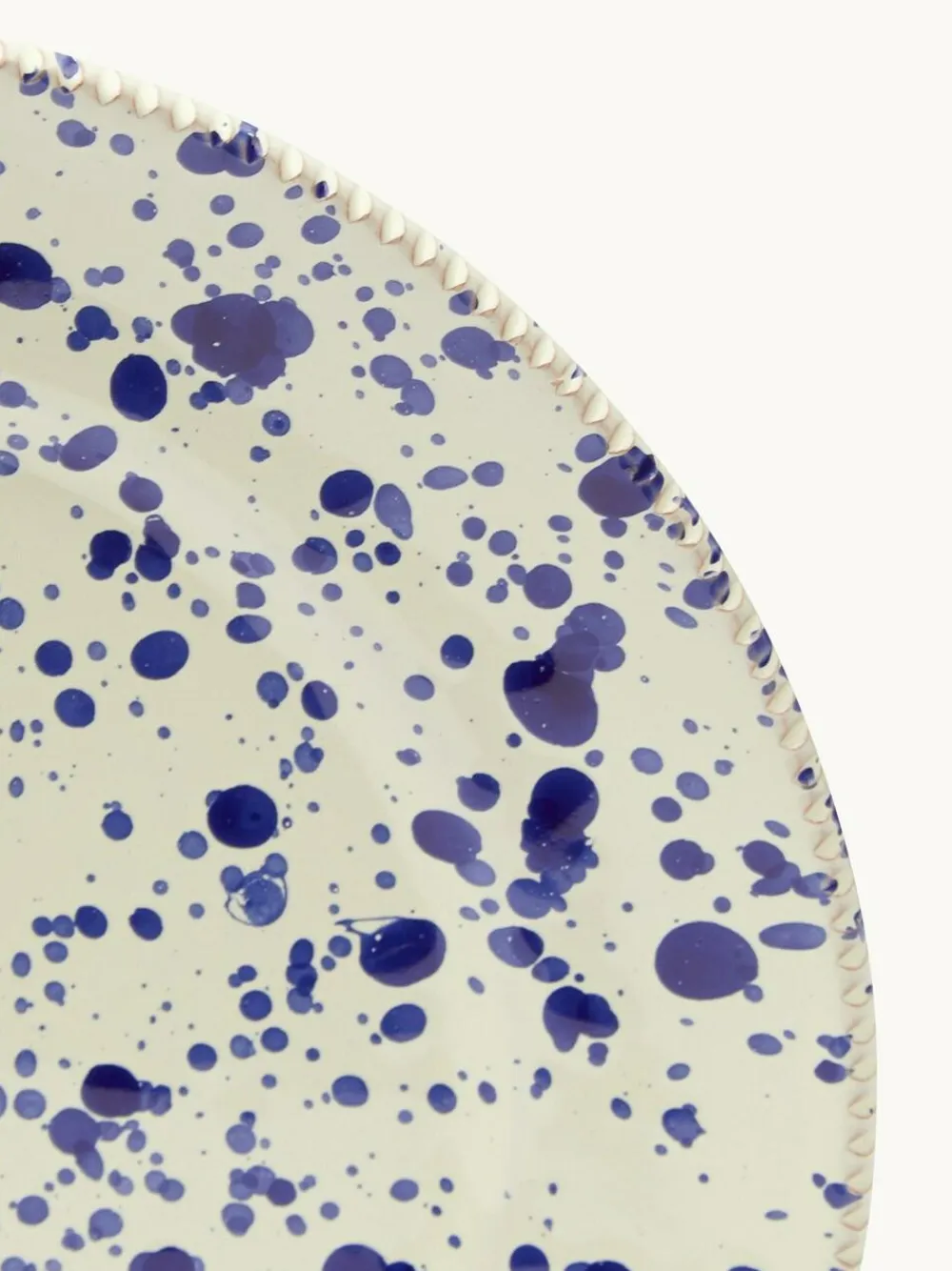 Discount Hot Pottery Set of 4 Splatter Side Plates Blueberry