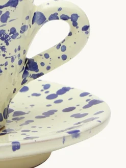 Hot Pottery Set of 4 Splatter Espresso Set^ Branded Kitchenware|Mugs & Cups