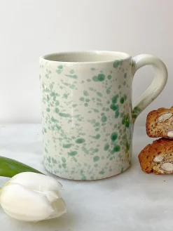 Hot Pottery Set of 4 Splatter Mugs^ Mugs & Cups