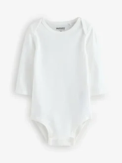 Huggies Baby Long Sleeve Envolope Neck Bodysuits 3 Pack Grey