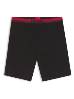 Outlet HUGO Black Gradient Band Shorts