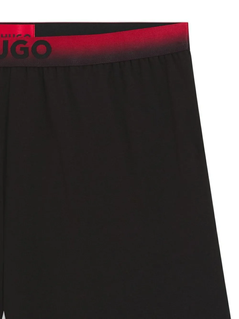Outlet HUGO Black Gradient Band Shorts